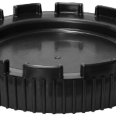 Veko JPP na 50 lit. barel, čierne, širokohrdlé