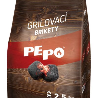 Brikety PE-PO®, 2.5 kg, drevené, na grilovanie