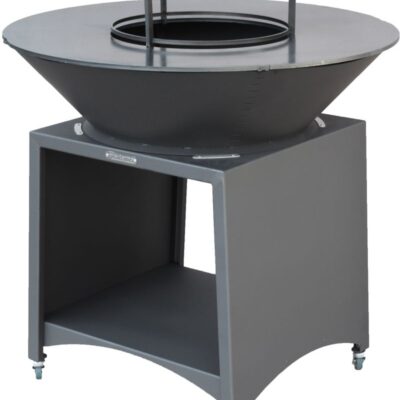 Gril Strend Pro Fiesta, prevedenie antracit, oceľ priemer 100 cm, s ohniskom