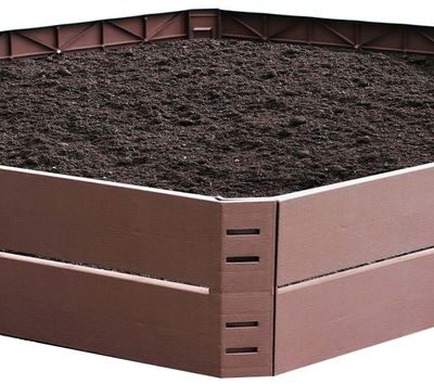 Záhon Strend Pro RB083, 132x25 cm, 250 lit., PP, 6-dielny, vyvýšený