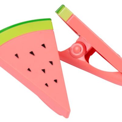 Štipce na plážové osušky, 12x9x7,5cm, 2 ks, melóny