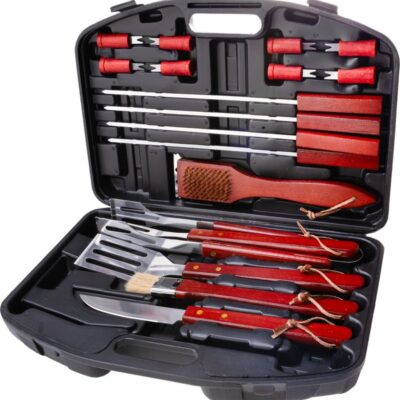 Sada náradia Strend Pro Grill, na opekanie, 19-dielna, v kufríku