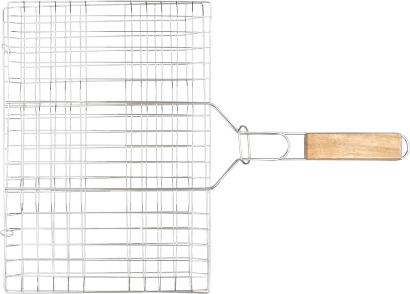 Opekač Strend Pro Grill, na mäso s drevenou rúčkou, 49x35x1,5 cm 1 Opekač Strend Pro Grill, na mäso s drevenou rúčkou, 49x35x1,5 cm
