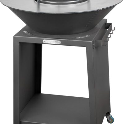 Gril Strend Pro Fiesta, prvedenie antracit, oceľ, priemer 75 cm, s ohniskom