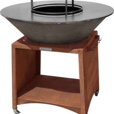 Gril Strend Pro Fiesta, prevedenie rust, oceľ, priemer 100 cm, s ohniskom