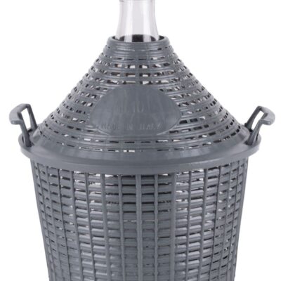 Demižón Strend Pro Cada Inco, 10 lit. sklenený, na víno a pálenku, plastový kryt