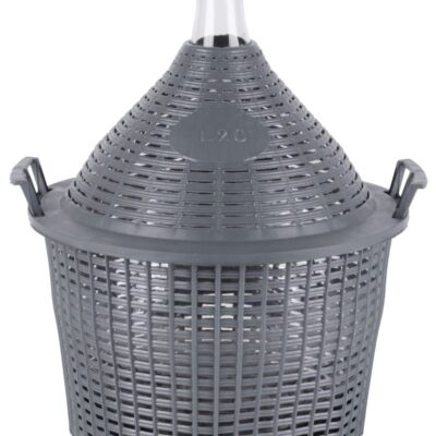 Demižón Strend Pro Cada Inco, 20 lit. sklenený, demižón na víno a pálenku, plastový kryt