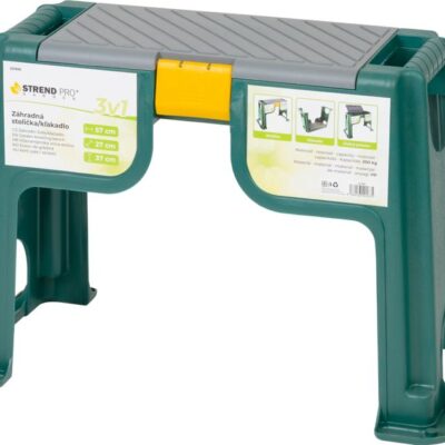 Stolička Strend Pro TC1611, záhradná, s úložným priestorom, kľakadlo, 57x27x37 cm