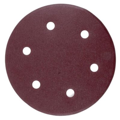 Výsek Worcraft DS07-225-01, do brúsky na sadrokartón, 225 mm, 6 dier, brúsny, okrúhly, P80, bal. 5 ks