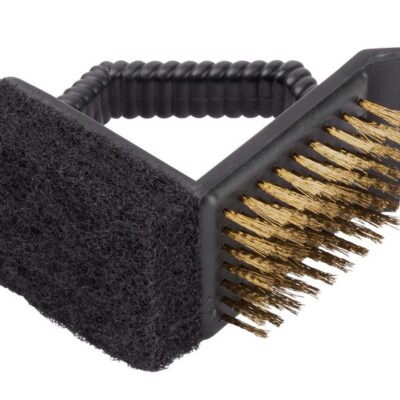 Kefa Strend Pro Grill BBQ, mosadzná, na čistenie grilu, so škrabkou