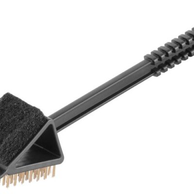 Kefa Strend Pro Grill, BBQ, 3v1, so škrabkou a drôtenkou, na čistenie grilu, 36x7,1x8 cm