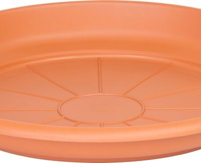 Podložka pod kvetináč ICS ERICA okrúhla,  farba terakota, plast, 30 cm