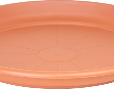 Podložka pod kvetináč ICS ERICA okrúhla,  farba terakota, plast, 65 cm