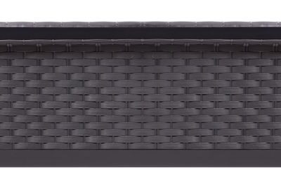 Kvetináč RATOLLA Case P 700, hnedý, s podložkou