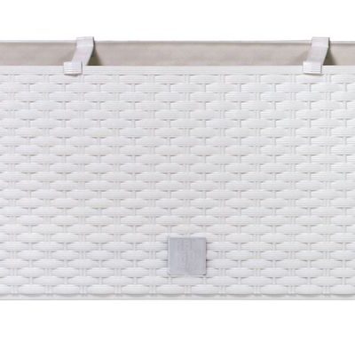 Kvetináč RATO Case 500, biely, CWS, so zavlažovacím systémom