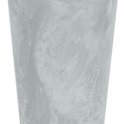 Kvetináč s vložkou TUBUS Slim Beton 250x475 mm, vzhľad betón