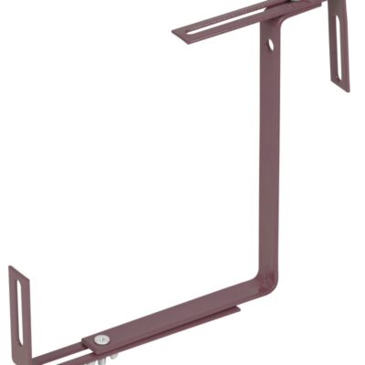 Vešiak Strend Pro, hnedý, kovový držiak na truhlíkový kvetináč, bal. 2 ks