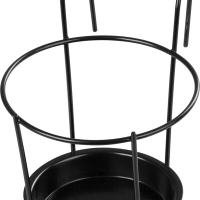 Držiak BUMETA Extra strong, vešiak, kovový, na kvetináč, na zábradlie, s podložkou, 22 cm