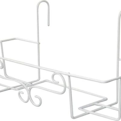 Držiak Strend Pro, vešiak, kovový, na kvetináč, na zábradlie, 65 cm