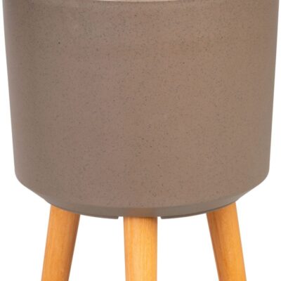 Kvetináč Strend Pro, farba Kávový prášok, 24,5x24,5x31 cm