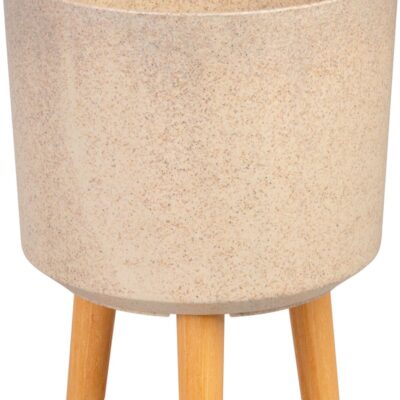 Kvetináč Strend Pro, farba Bambusové vlákno, 24,5x24,5x31 cm