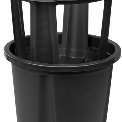 Kvetináč na zemiaky Strend Pro, farba čierna, 35x28 cm