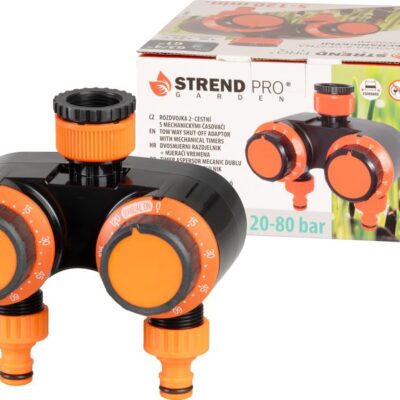 Časovač Strend Pro Garden, rozbočovač, záhradný, 2-way