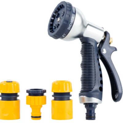 Sada zavlažovacia Strend Pro Garden DY2378, záhradná, 7 vzorová pištoľ, spojky, adaptér