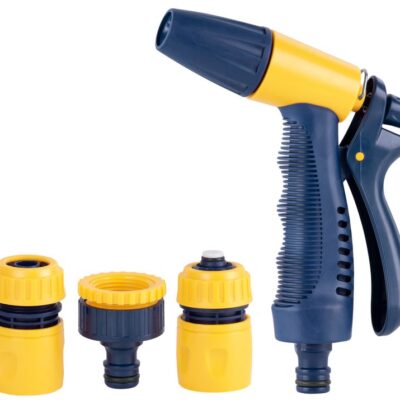 Sada zavlažovacia Strend Pro Garden TS4027, záhradná, na hadicu, 1x pištoľ, 2x spojka, 1x adaptér, 2 vzory