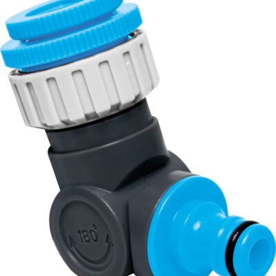 Adaptér AQUACRAFT® 550342, kĺbový,  1/2"-3/4"-1", 360, 180, samec, na záhradnú hadicu