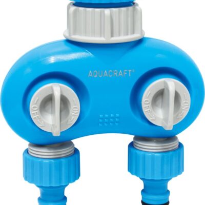 Rozbočovač AQUACRAFT® 550259, Premium, 2-way, Dual, záhradný, na hadicu ( Náhrada 256613 )