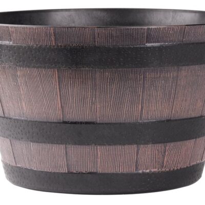 Kvetináč Strend Pro Woodeff, 39x23 cm, teak, truhlík, efekt dreva