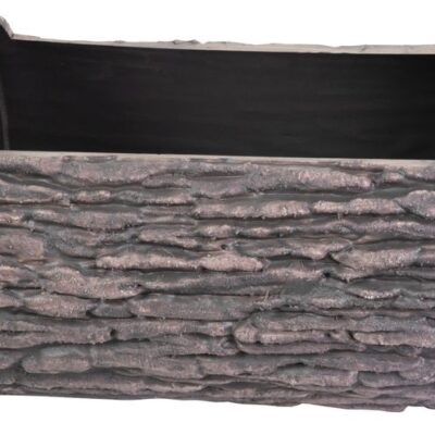 Kvetináč Strend Pro Woodeff, walnut, 22x35 cm, truhlík, kmeň, efekt dreva