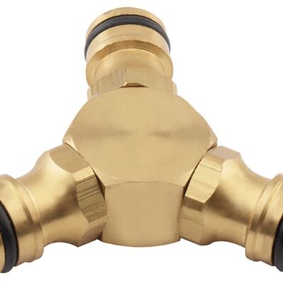 Spojovací medzikus Strend Pro, mosadzný, 1/2", 3- cestný