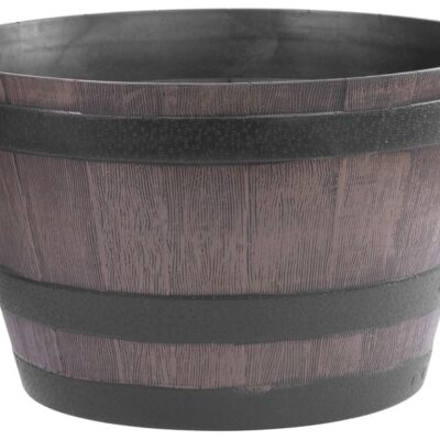 Kvetináč Strend Pro, Woodeff, 52x32 cm, hnedý, efekt dreva, barel