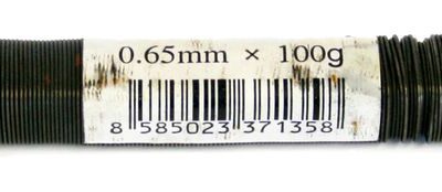 Drôt Strend Pro GreenYard 0,65 mm, návin 100 g, PVC čierny