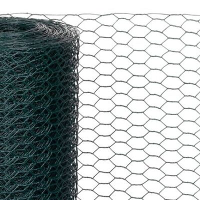 Pletivo GARDEN HEX PVC 1000/16/0,9 mm, zelené, RAL 6005, šesťhranné, chovateľské, bal. 5 m