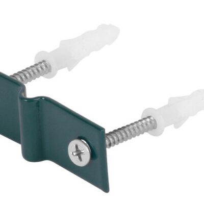 Úchytka Strend Pro EUROSTANDARD, do dreva/steny, na plotový panel, vrátane skrutky a hmoždinky, zelená