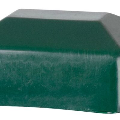 Čiapka Strend Pro EUROSTANDARD, na hranatý stĺpik, čiapočka, plastová, zelená, 60x40 mm