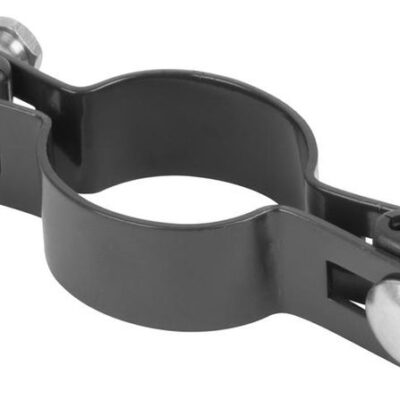 Objímka Strend Pro EUROSTANDARD, 48 mm, priebežná, antracit, Zn+PVC, RAL7016, na okrúhly stĺpik