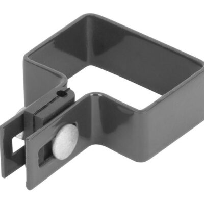 Objímka Strend Pro EUROSTANDARD, 60x40 mm, koncová, antracit, Zn+PVC, RAL7016, na hranatý stĺpik