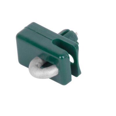 Príchytka Strend Pro METALTEC 2, vodiaca, na napínací drôt, s klinčekom, zelená, bal. 10 ks