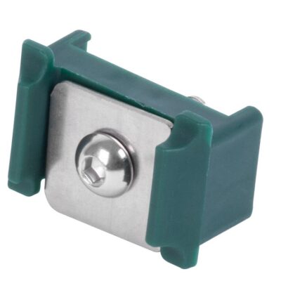 Úchytka Strend Pro EUROSTANDARD, 60x40 mm, zelená, na plotový panel