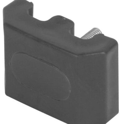 Úchytka Strend Pro EUROSTANDARD, 60x40 mm, antracit, na plotový panel, vrátane skrutky, tvar M