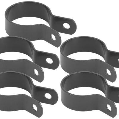 Objímka Strend Pro METALTEC, 38 mm, antracit, RAL7016, na okrúhly stĺpik, bal. 5ks