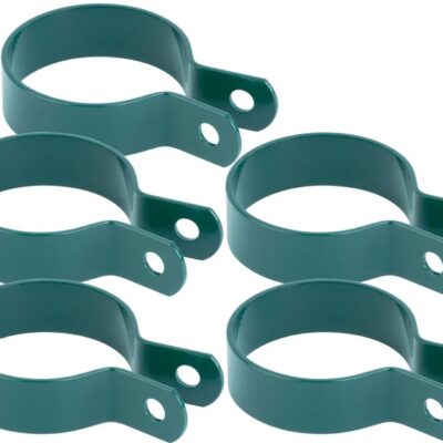 Objímka Strend Pro METALTEC, 48 mm, zelená, RAL6005, na okrúhly stĺpik, bal. 5ks