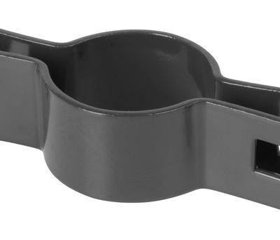 Objímka Strend Pro EUROSTANDARD, 38 mm, priebežná, antracit, RAL7016, na okrúhly stĺpik