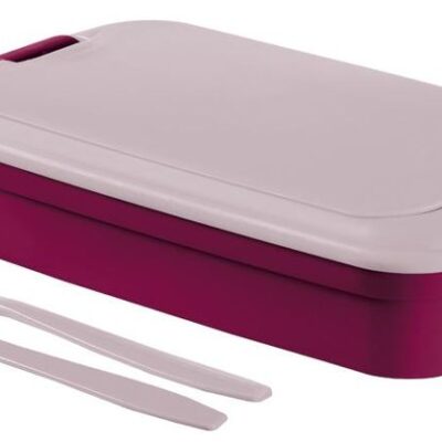 Box Curver® Lunch&Go 1300 ml, obedár, fialový. dóza s príborom