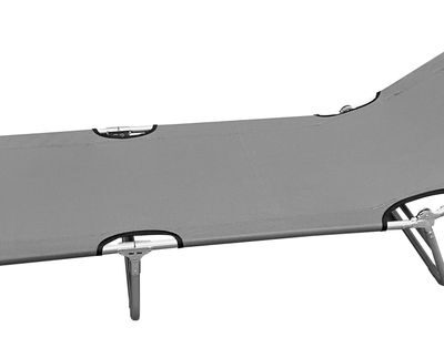 Lehátko PANAMA, sivé, 188x55x27 cm