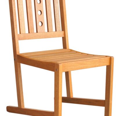 Stolička LEQ KULBY, 46x58x95 cm, drevená, terasová